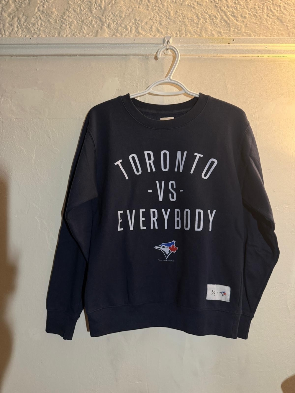 Peace Collective Toronto Blue Jays “Toronto vs Everybody” Crewneck XS